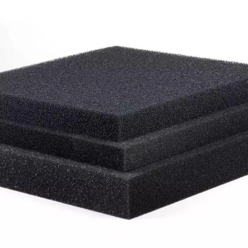 40cmx30cmx2cm Black Filtration Foam Aquarium Fish Tank Biochemical Filter Sponge Pad Skimmer Long Use Time Sponges Supply Tank