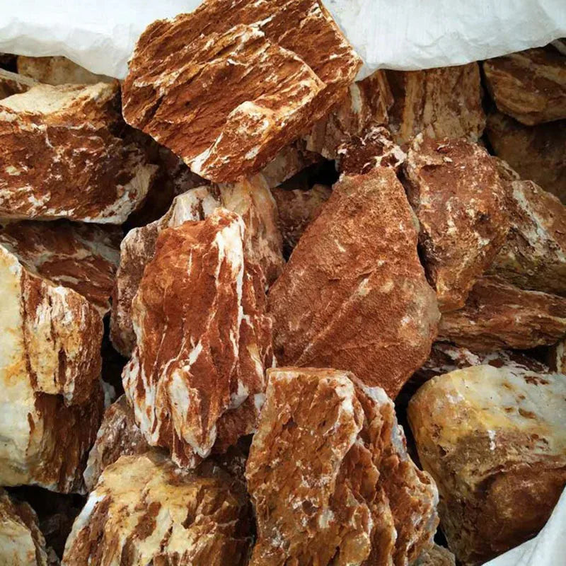 1000g Natural Aquarium Decorations Stone Rockery Landscaping Fish Tank Microporous Chicken Bone Stone Good for Plants Growth