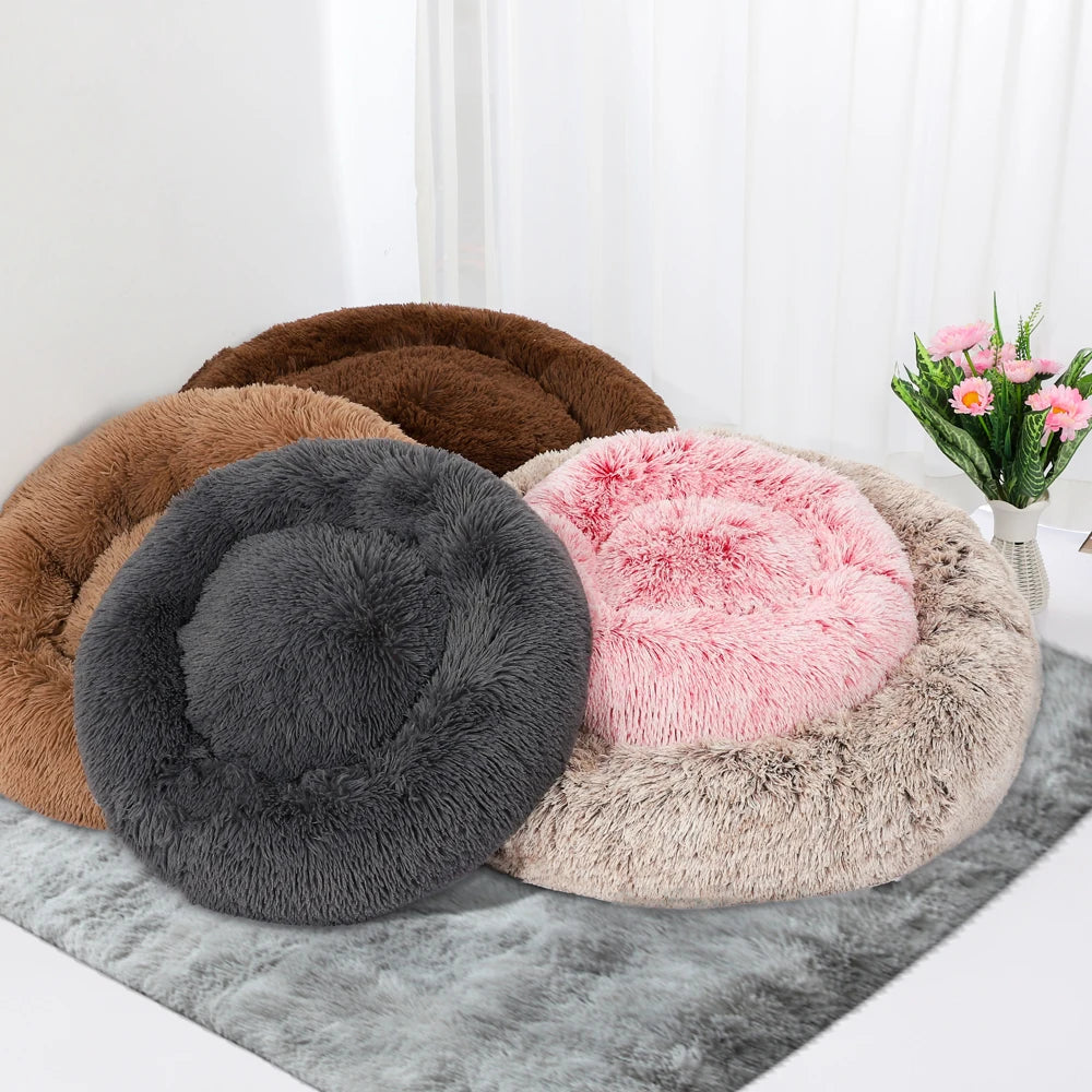 King Dog Bed Sofa Basket Dog Beds Fun Washable Removable Dog House Long Luxe Plush Outdoor Large Pet Cat Dog Bed Warm Mat Sofa