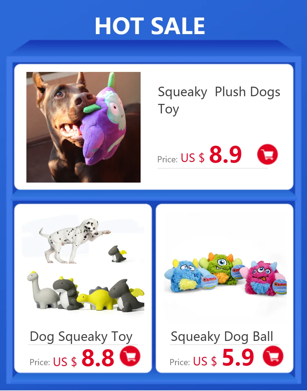 Squeaker Interactive Dog Toy Balls for Small Dogs Play Bite Resistant Chew Ball Toys for Large Dogs Puzzle Training Accessories