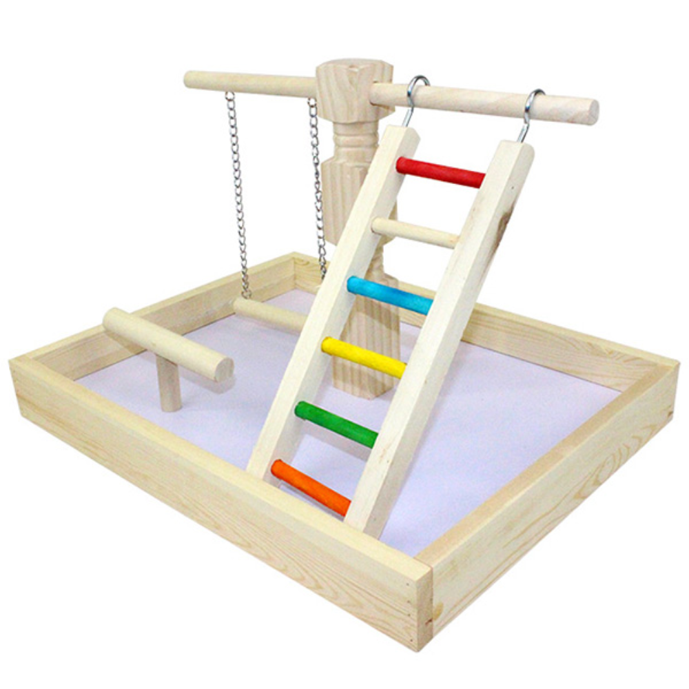 Large Wood Table Top Play Station - 20"x15"x14"