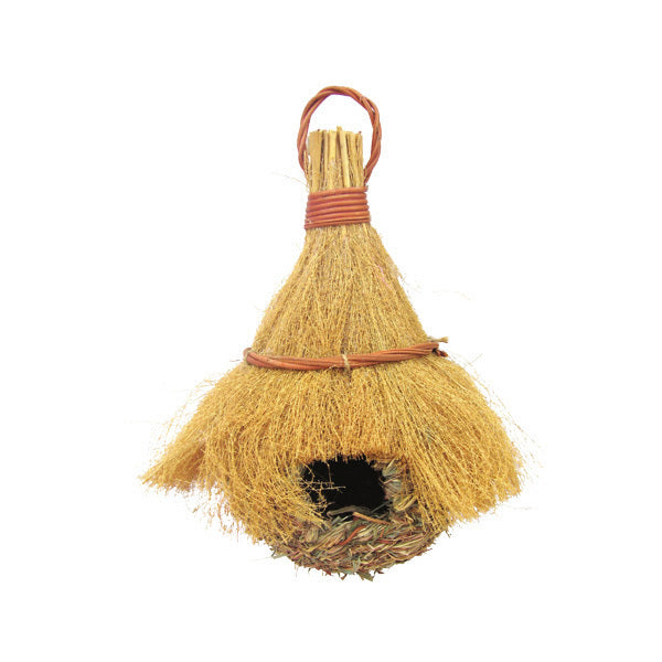 Hanging Natural Finch Nest Medium
