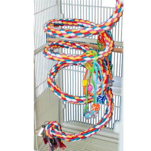 FANCY Large Cotton Rope Boing with Bell