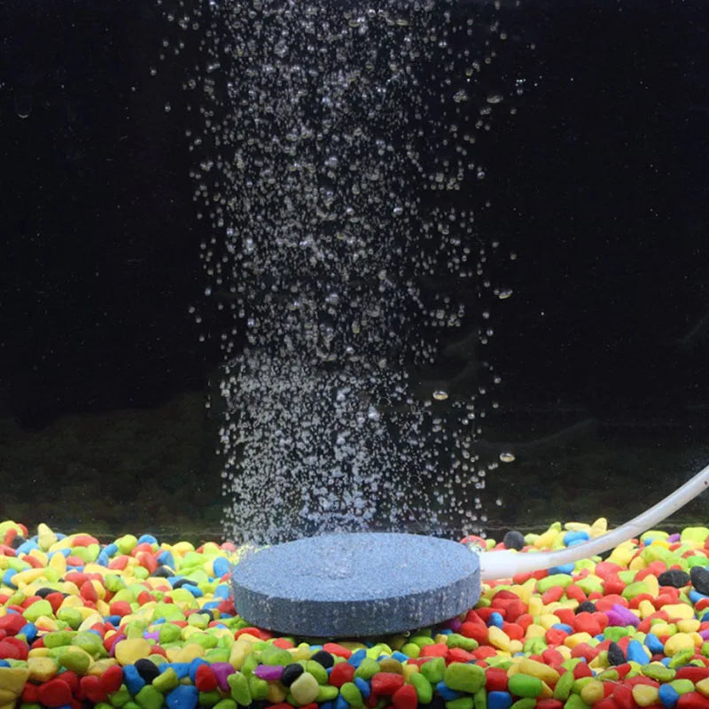 Dia80mm Fish Tank Aquarium Air Stone Oxygen Aerator Increasing Air Bubble Pond Pump Hydroponic Oxygen Supplies Great Accessories