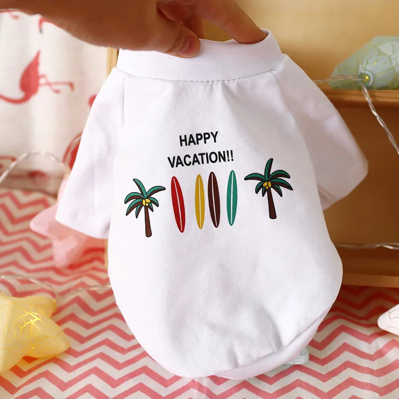 6 Color Pet Dog Cat T shirt Summer Ropa Chihuahua French Bulldog Clothes for Small Dogs Puppy Clothing ropa de perros mascotas