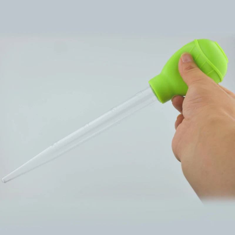 Portable Aquarium Dropper Pipette Cleaner Manual Tool Fish Tank Siphon Pump Water Changer Aquarium Pipette Supply tube28cm 30ml