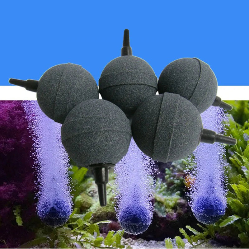 1Pcs 2cm/3cm/4cm/5cm Aquarium Round Shape Air Bubble Stone Aeration Aerator Fish Tank Pump Hydroponic Oxygen Plate Accessories