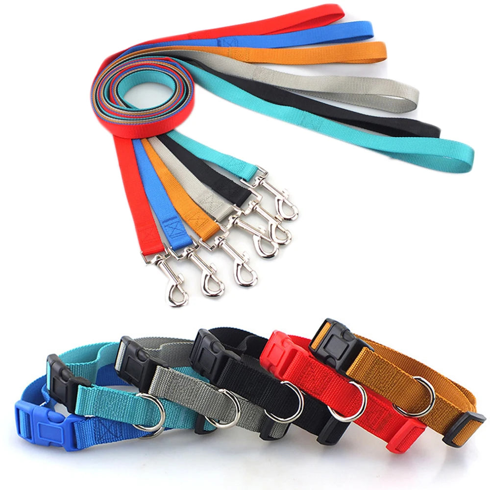 4ft Long Nylon Dog Leash Durable Training Leashes Pet Accessories Traction Rope for Small and Medium Breed Dogs
