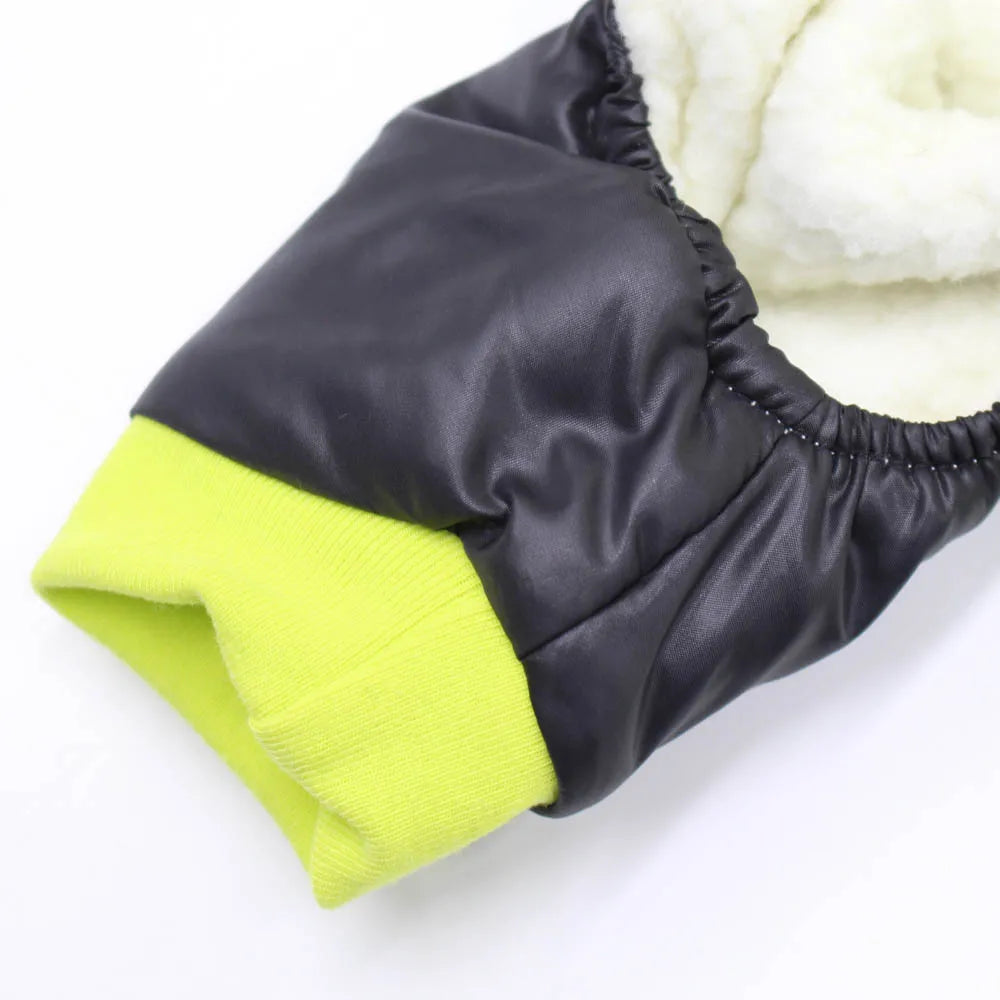 Yorkie Chihuahua Dog Clothes Winter Dog Jumpsuit for Small Dogs Waterproof Thicken Warm Hooded Coat Outfits Overalls for Dogs