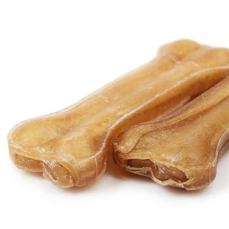 Bite Resistant Puppy Big Dog Cowhide Bone Clean Teeth Pet Dog Snack Food for Small Medium Large Dogs Pitbull Chew Pets Supplies