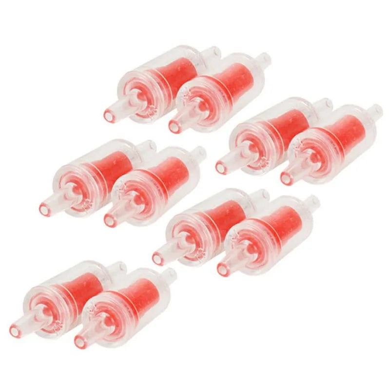 5pcs Aquarium Air Pump Check Valve 5 X One Way Non-Return Check Valve Aquarium Fish Tank Accessories Co2 System Air Pump