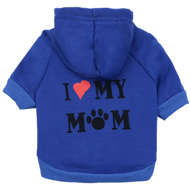 7 Color Fashion Pet Dog Hoodie Cozy Dog Clothes for Small Dogs Sphinx Pug Maltese Sweatshirt Puppy Coat Suit Dogs Pets Clothing