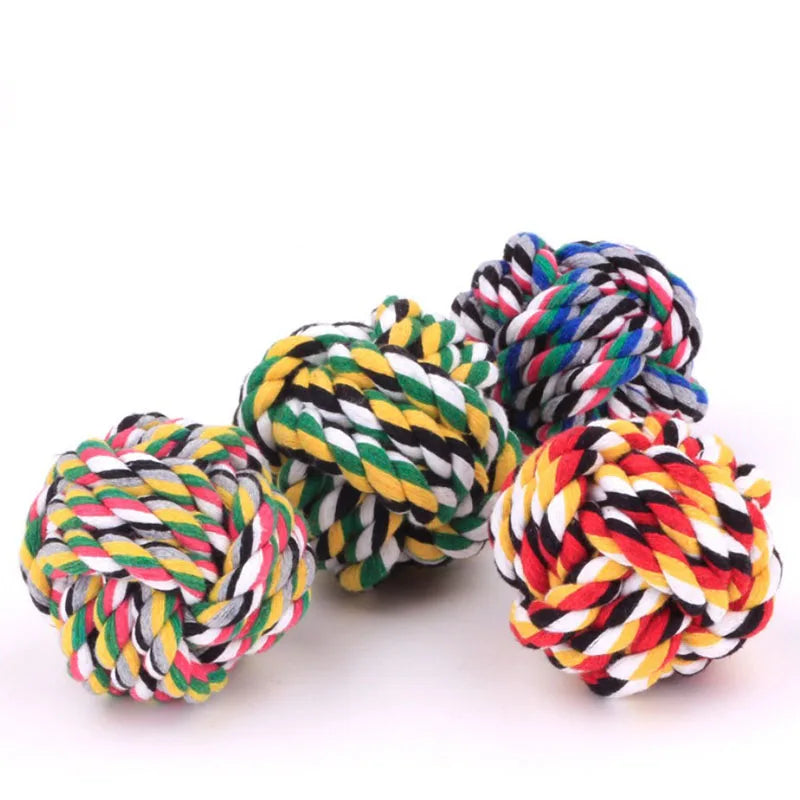 1Pcs Cotton Chew Pets dogs Toys Puppy Durable Braided Bone Knot Rope 27CM Tooth Cleaning Tool Pet Products Dropshipping Center