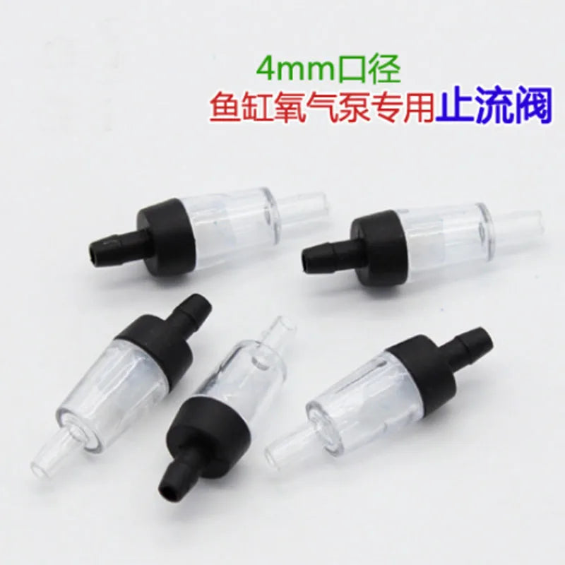 5 pc One Way Non-Return Check Valve Fish Tank Aquarium Co2 System Air Pump 5pcs Air Pump Check Valve fish Aquarium Accessories