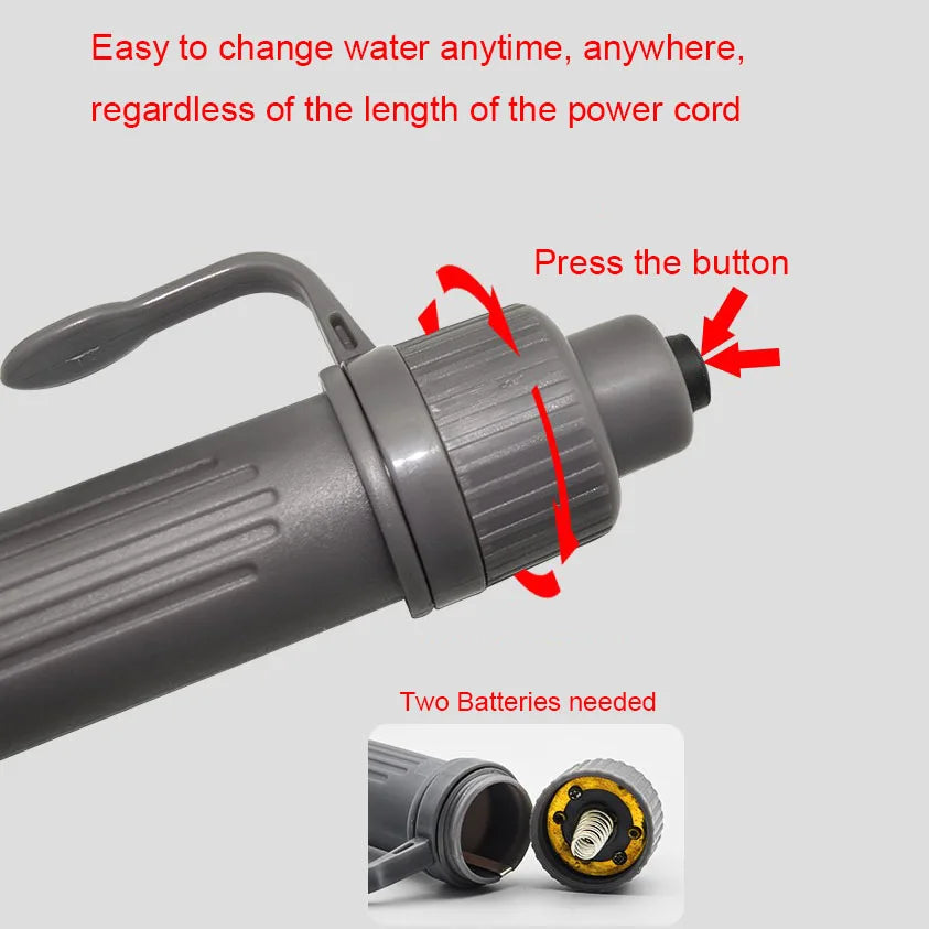 Fish Tank Siphon Water Change Aquarium Cleaning Tools Filter Water Changer Pump Sand Hose Tube Battery Powered Gravel Cleaner