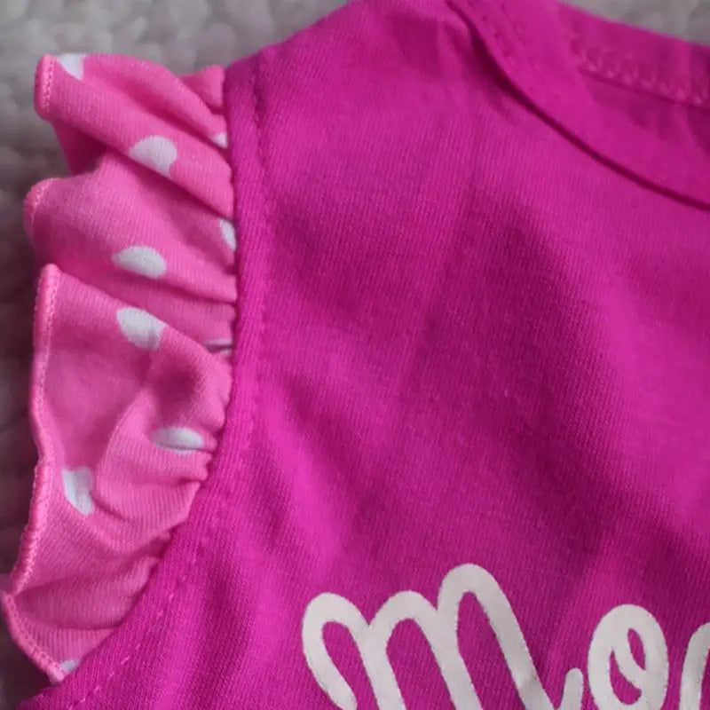 Small Dog Summer Dresses Vest Top Clothes Puppy Pet Dress Skirt Coat Apparel Pets Cats Dog Shirts Dog Vests Pet Supplies