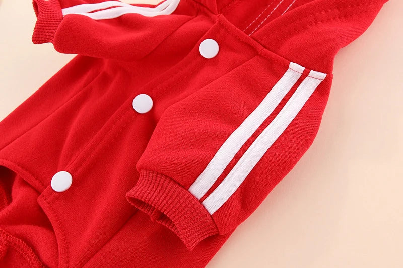 Spring Autumn Dog Hoodies Overalls for Dogs Chihuahua Yorkie Bulldog Tracksuit Dog Clothes for Small Dogs Sport Outfits Jumpsuit