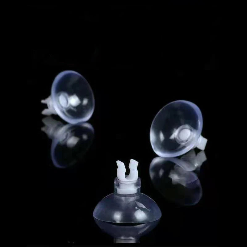 10Pcs/lot 4mm Aquarium Suction Cup Air Tube Holder Sucker for Fish Tank Pump Oxygen Air Tube Fixing Clip Accessories 4/5mm