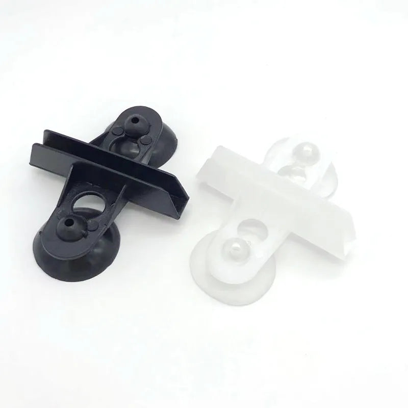 2pcs/set Black White Plastic Divider Sheet Holder Suction Cups for Aquarium Fish Tank Fish Product Pet Products Accessories Hot