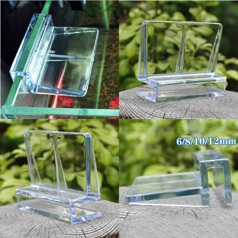 6/8/10/12mm High Quality Aquarium Fish Tank Acrylic Holder Support Stand Fish Tanks Aquariums Filter Lamp Stand Accessories