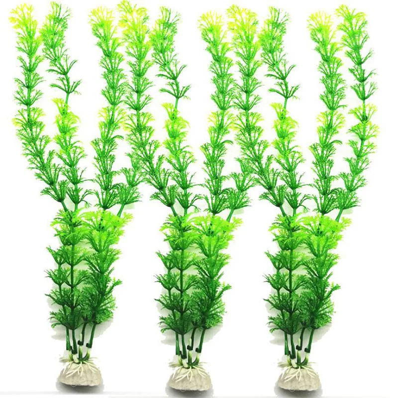 Aquarium Decoration Underwater Fish Aquarium Plants Ornaments Aquariums Fish Tank Plant Green Water Grass Decor 32cm