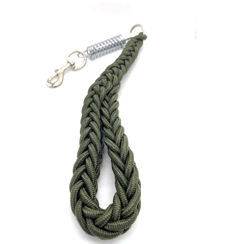 1Pcs 50cm Length Super Strong Nylon Dog Leash Dog Collar Leads For Medium Large Dogs with Spring Anti Pull Leashes Pet Supplies