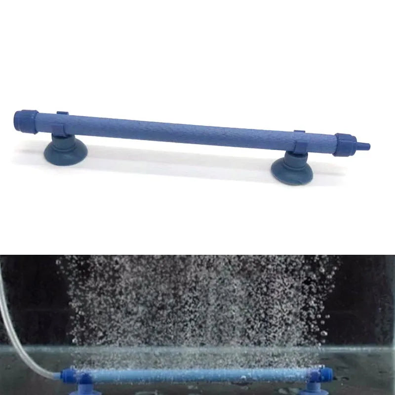 1pcsAquarium Oxygen Pump Diffuser Air Stone Bubble Wall Tube Fish Tank Aerator Pump Air Pump Sand Stone Bubble Wall Air Diffuser