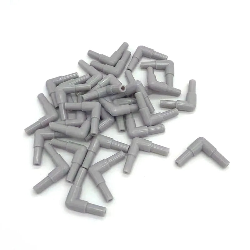 10pcs/lot 4mm Elbow Connector Aquarium Accessories Fish Tank Air Pump Connector Control Valve Air Pipe Tube Accessories 2021 New