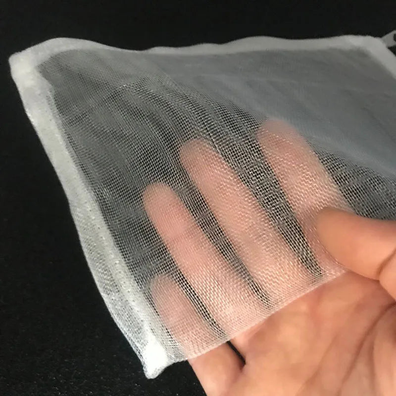 5Pcs High Quality Filter Net Bag Mesh Bag Acquarium Pond For Bio Ball Carbon Media Aquarium Fish Tank Isolation Bags White