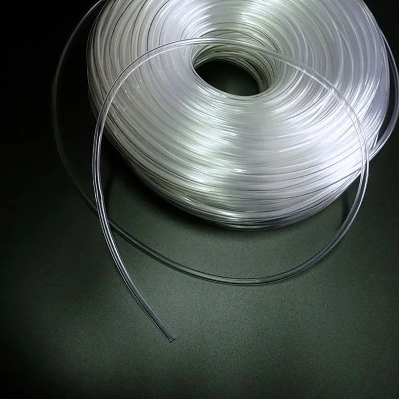 4*6mm Aquarium Tube Reinforced Transparent Aquarium Oxygen Pump Hose Air Bubble Stone Fish Tanks Pond Pump Tube accessories