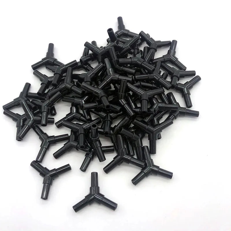 10pcs/lot 4mm Aquarium Air Tube Connector Elbow Y shape Fish Tank Accessories Air Pump Connector Control Valve Air Pipe Tubes