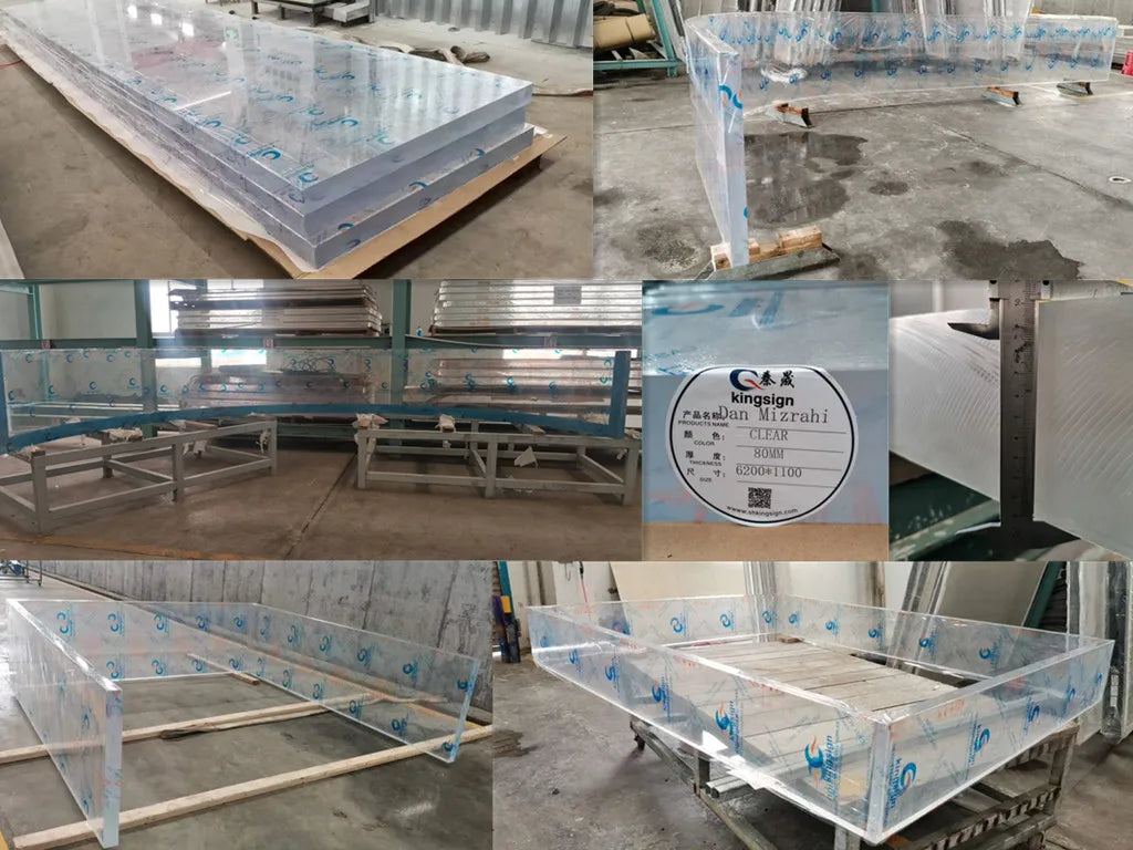KINGSIGN huge glass tank jellyfish aquarium high quality acrylic glass tank customized plexiglass tank