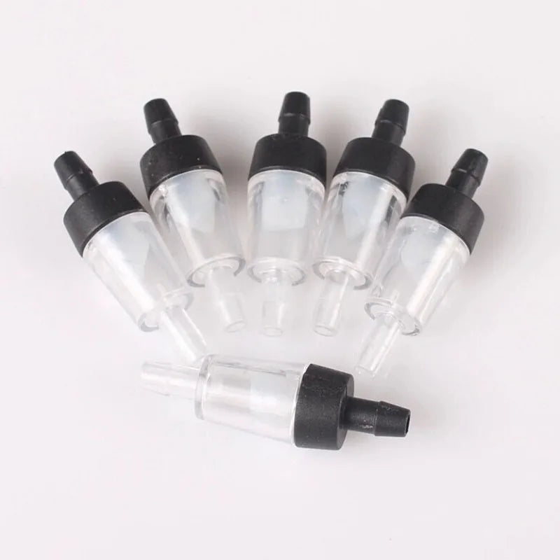 5 pc One Way Non-Return Check Valve Fish Tank Aquarium Co2 System Air Pump 5pcs Air Pump Check Valve fish Aquarium Accessories