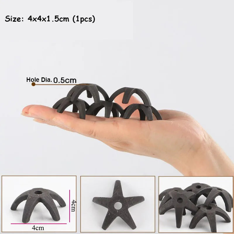 1pcs Ceramic House For Aquarium Fish Shrimps Spawn Shelter Breed House Pottery Scorpion House Canister Simulation Stone Ornament