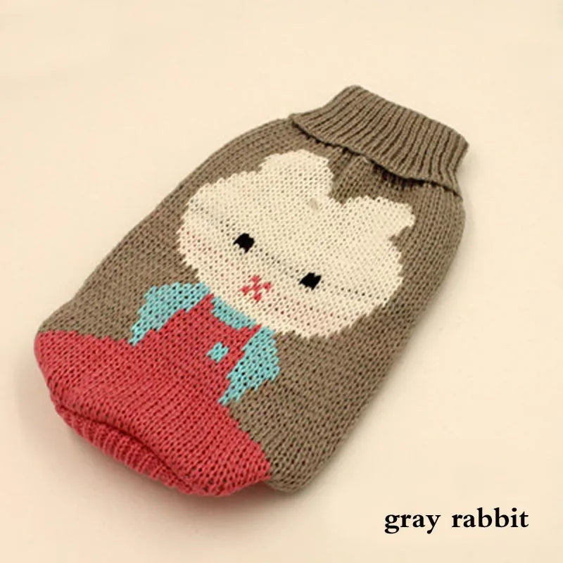 Turtleneck Cat Sweater Knitted Jumper Cat Christmas Sweater for Cats Small Dogs Winter Sphinx Cat Clothes Pet Costume