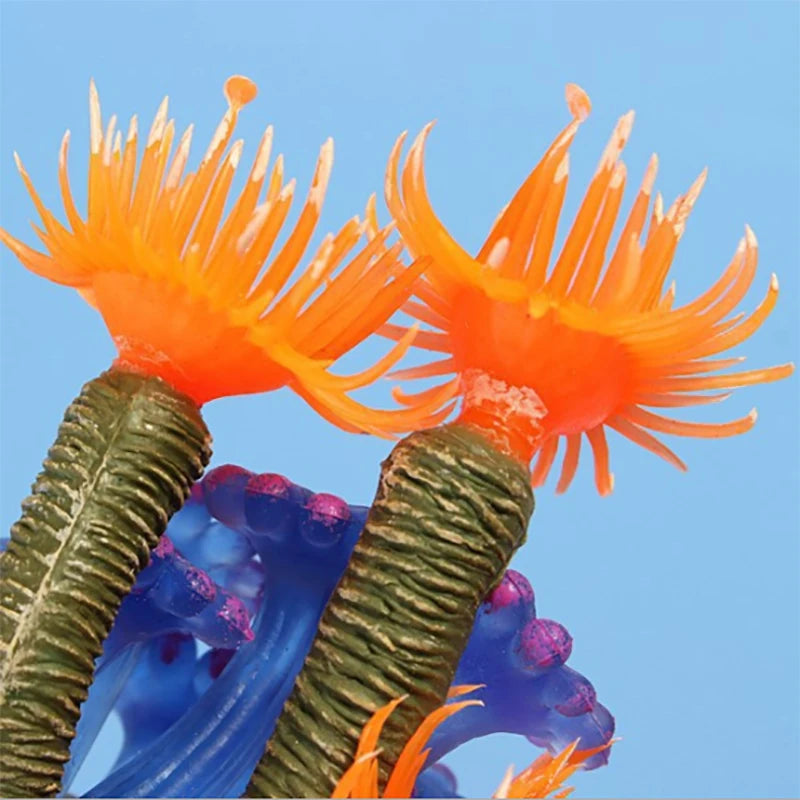 Artificial Underwater Coral Aquarium Fish Tank Simulation Decoration Aquarium Backgrounds Plants Water Grass Accessories Home