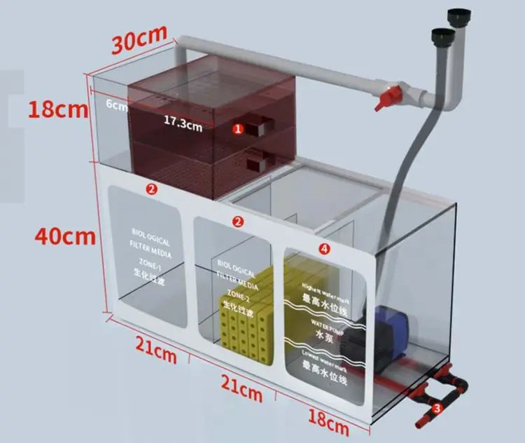 Large Vertical Extra Clear Glass Water Plant Ecological Fish Tank Wholesale Fish Tanks With Cabinet