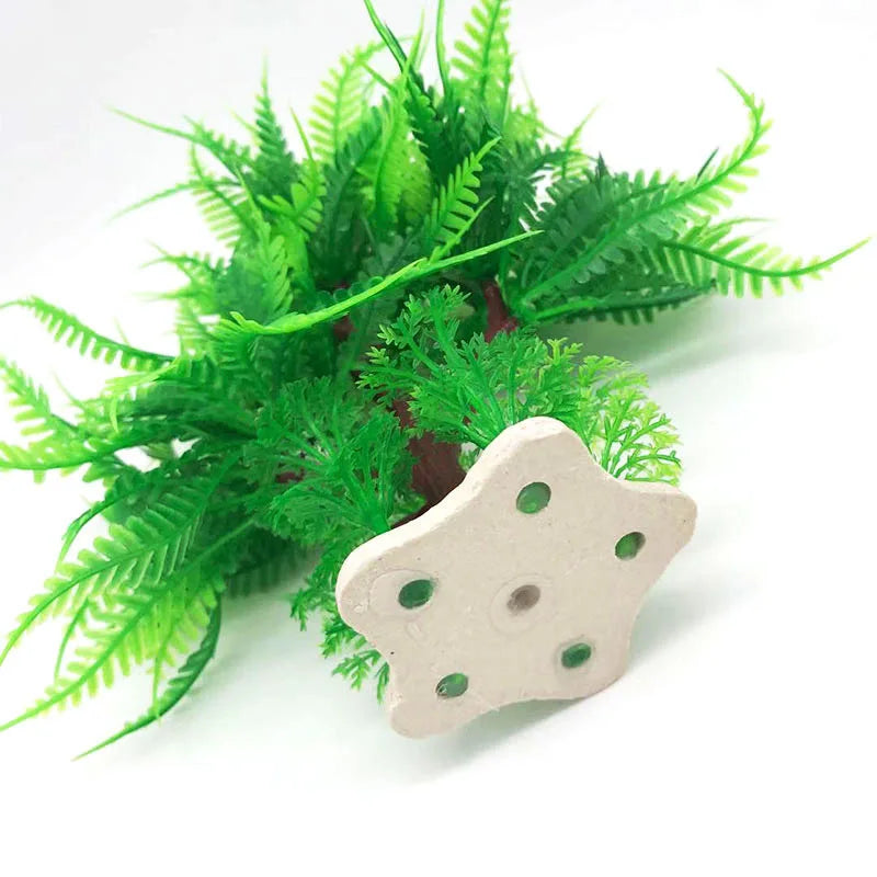 Artificial Aquarium Plastic Pine Tree Fish Tank Plants Decoration Green Red Water Grass Viewing Decorations Simulated Decor