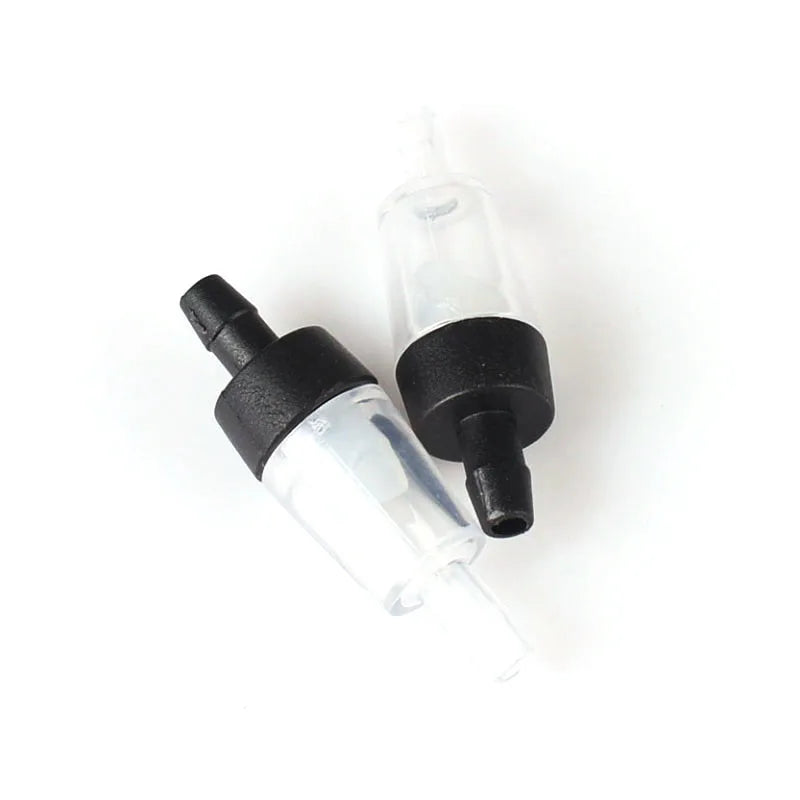 10pcs Plastic Aquarium Air Pump Check Valve Fish Tank 5 pcs One Way Non-Return Check Valve Aquarium Co2 System Air Pump