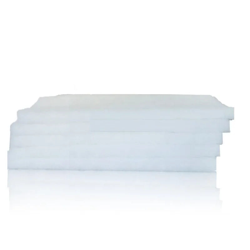 50cmx50cmx2.5cm Filtration Foam Aquarium Fish Tank Biochemical Filter White Sponge Pad Skimmer Long Use Time Sponge Supply Tank