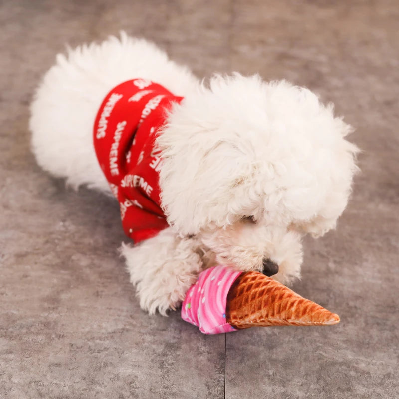 Canvas Dog Cat Toy Simulation Potato Sausage Bone Design Dog Stuffed Toys for Small Medium for Dogs Funny Game Puppy Accessories