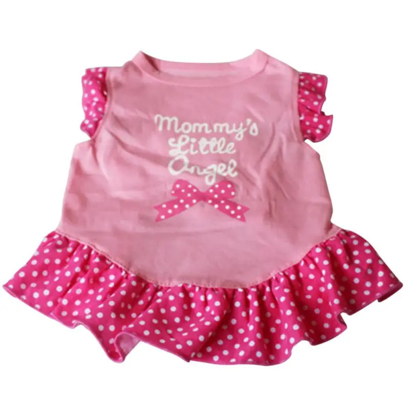 Small Dog Summer Dresses Vest Top Clothes Puppy Pet Dress Skirt Coat Apparel Pets Cats Dog Shirts Dog Vests Pet Supplies