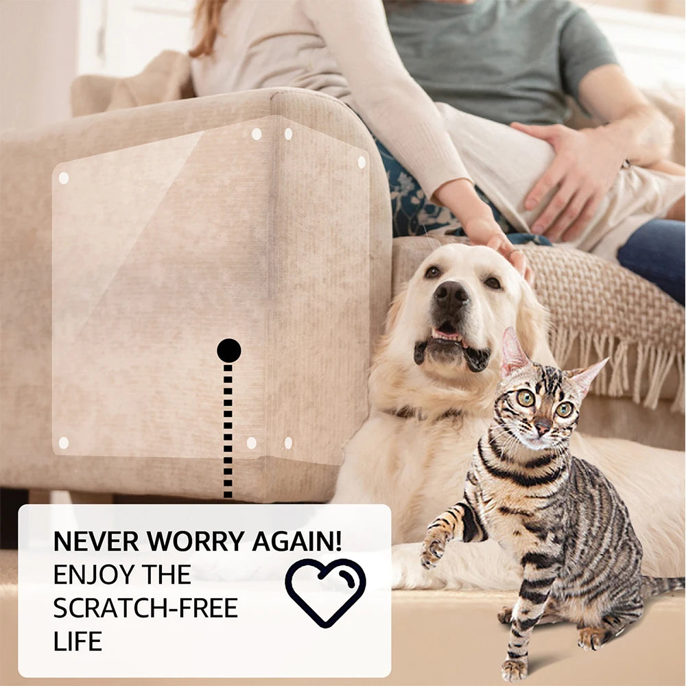 Protect The Sofa Cats Cat Scratcher Durable Scraper Furniture Couch Guard Anti Pet Scratch Pads for Cat Sofa Protector 4pcs/lot