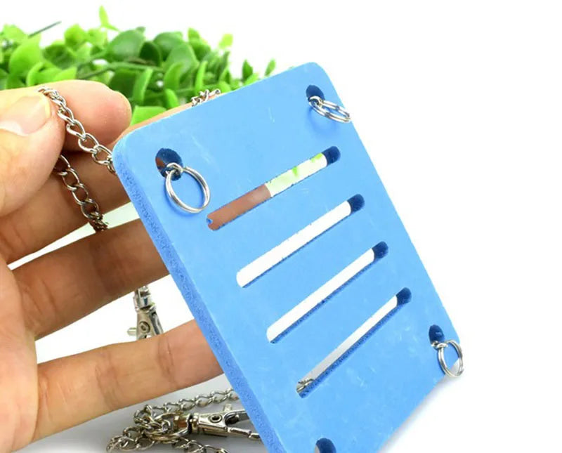 1Pcs Swing Toy Pet Hamster Toys Hanging Gadget Wooden Cage Accessories Supplies Amuse Mouse Natural Wood Toy for Small Pets