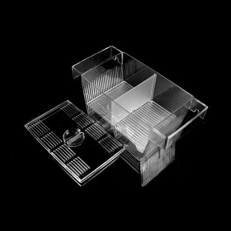 Acrylic Aquarium Fish Breeding Isolation Box Fish Tank Aquarium Breeder Double Guppies Hatching Incubator Fish Tank Accessories