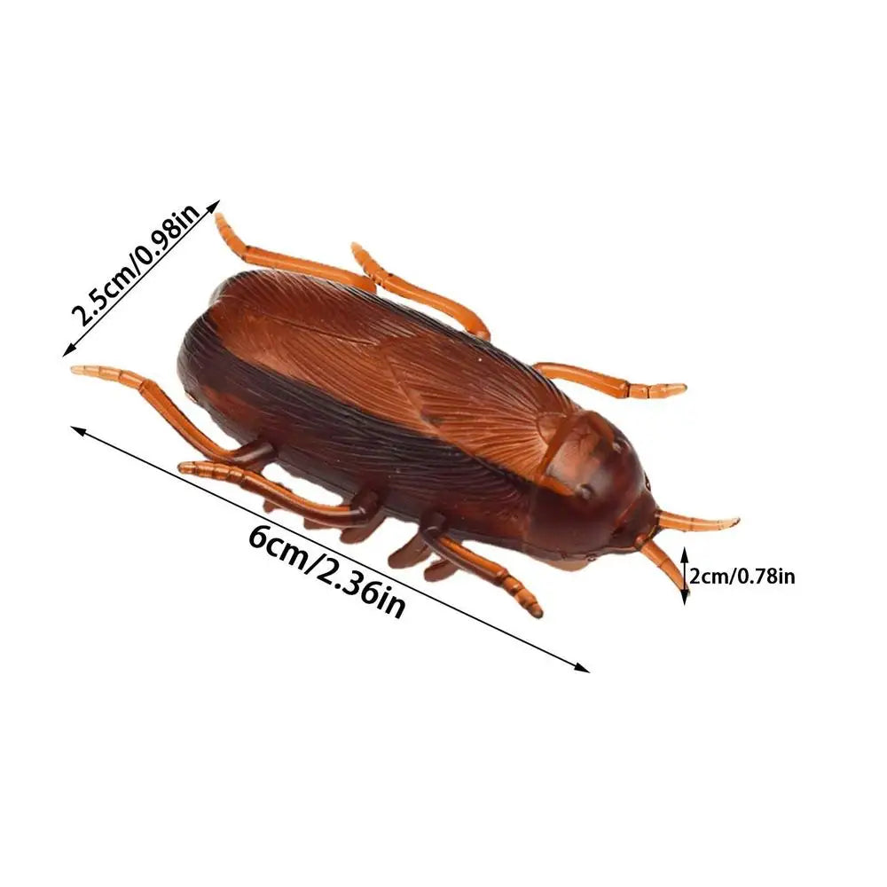 Realistic Vibration Moving Cockroach Toy, Electric Crawl Toy, Battery Powered Spider with Realistic Vibration Movement