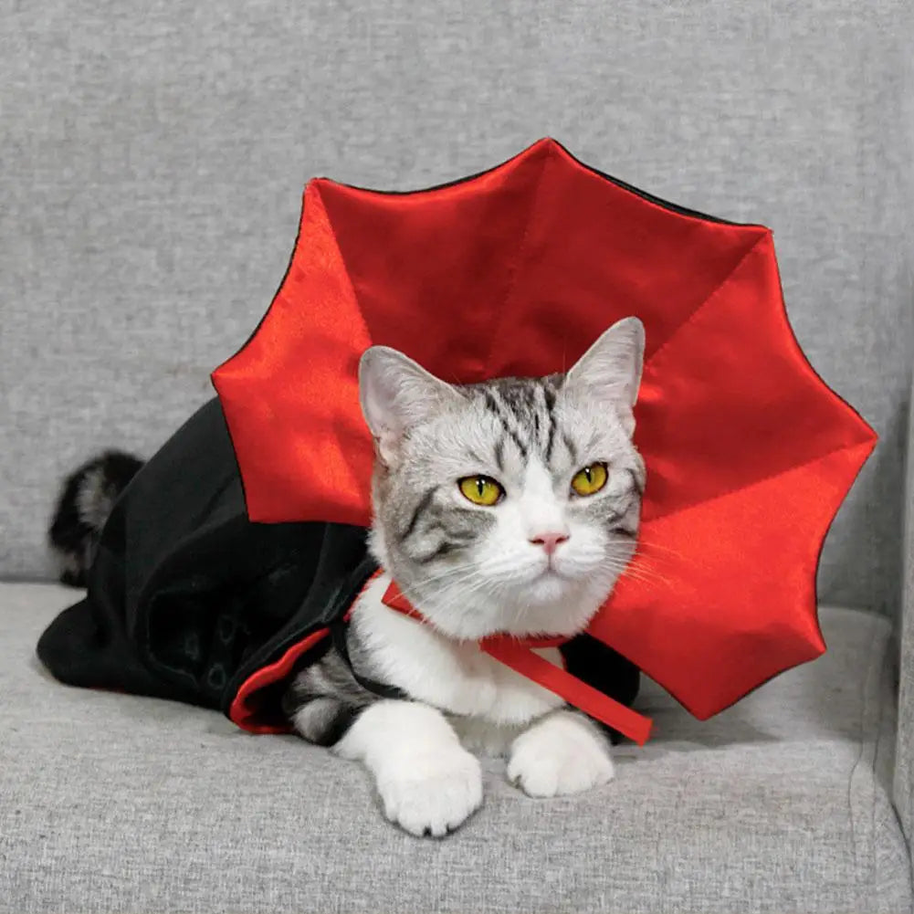 Pet Halloween Pet Costume Cape Hat Cat Dog Transformation Costume Christmas Dress Up Creative Holiday Atmosphere Decoration