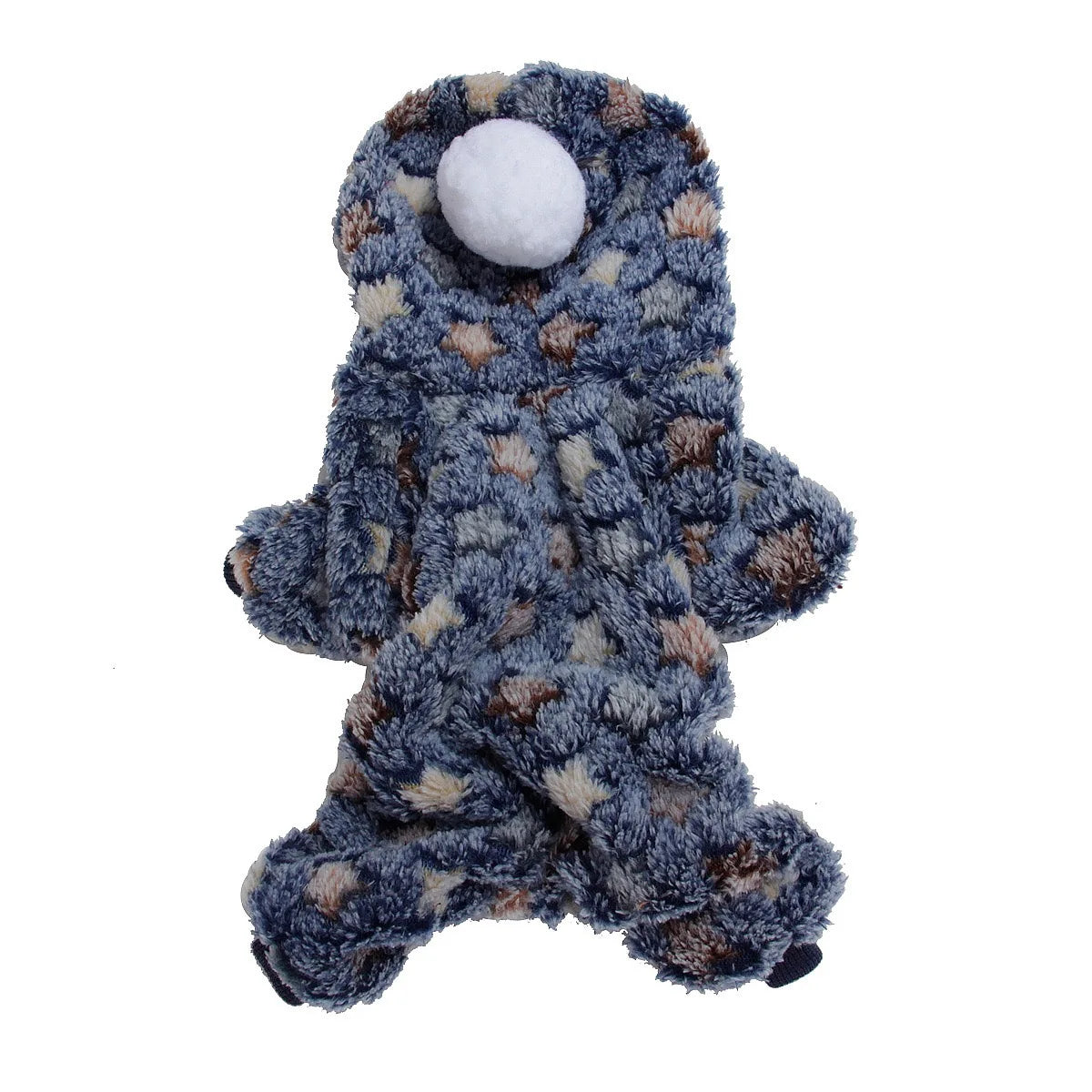 2024 Pet Dog Clothes Pajamas Cold Weather Coats Pet Four Legged Pajamas Apparel Soft Flannel Dog Jumpsuit Costume Apparel