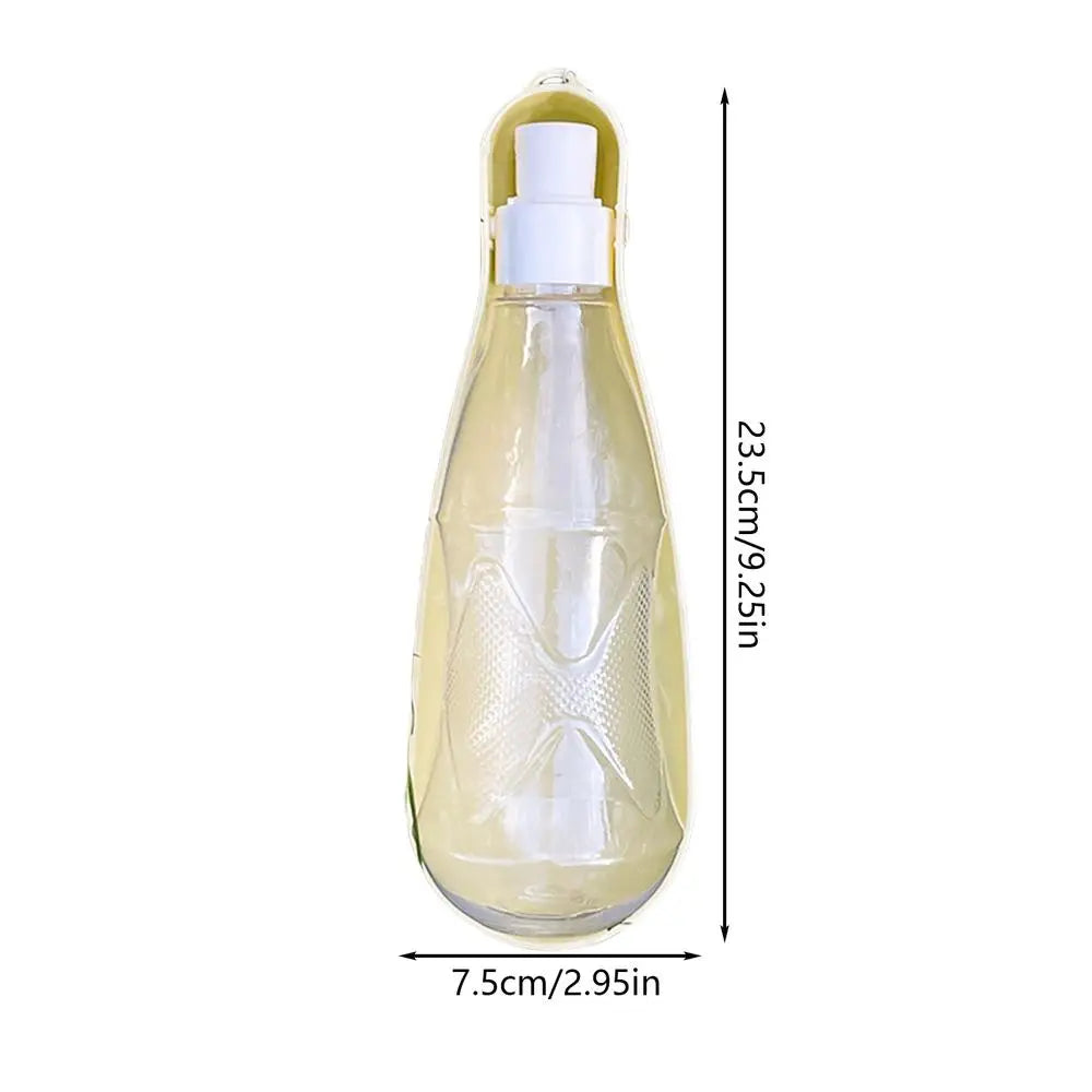 450ml Dog Water Bottle Dispenser Water Bottle Containers for Dogs Puppy Water Leak Proof Drinking Dispenser for Hiking Outdoor