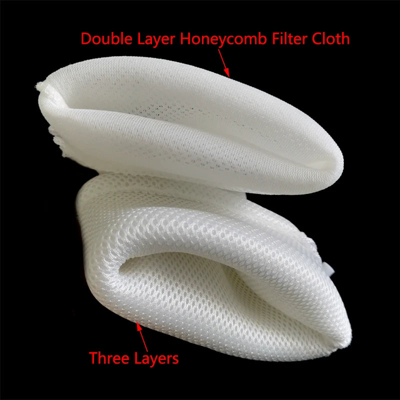 Thickening Encryption Aquarium Filter Reuse Wash Filter Magical Blanket Bag Pad Biochemical Biological Filtration Clean for Fish